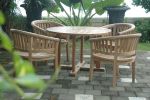Curve 5 Pieces Outdoor Dining Set
