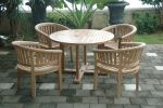 Curve 5 Pieces Outdoor Dining Set