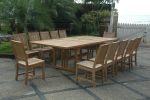 Rialto 13-Pieces Rectangular Extension Dining Set
