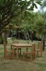 Classic Chair 5 Pieces Outdoor Square Dining Set