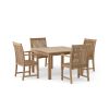 Chicago 5 Pieces Outdoor Square Dining Set