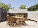 Classic Folding Chair 7 Pieces Outdoor Square Dining Set
