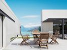 Andrew 5 Pieces OutdoorRound Folding Dining Set