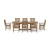 Wilshire 9 Pieces Outdoor Rectangular Extension Dining Set