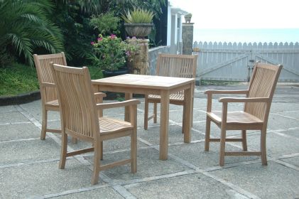 Bahama Chicago 5 Pieces Square Bistro Set