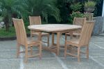 Chicago 4 Pieces Oval Extension Dining Set