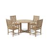 Wilshire 5 Pieces Outdoor Round Dining Set