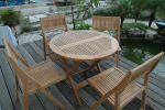 Windsor 5 Pieces Folding Outdoor Bistro Set
