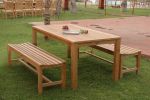 Hampton 3 Pieces Outdoor Rectangular Dining Set