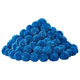 Pool Filter Balls for Sand Filter Pump Swimming Pool 1.5 lbs Reusable Blue
