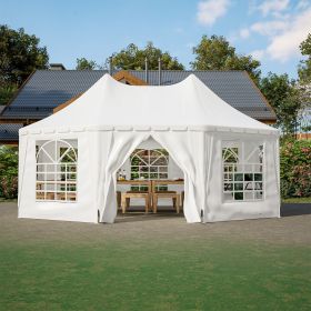 Outdoor Party Tent Heavy-Duty Wedding Canopy Gazebo w/ Storage Bags (size: 20 x 15 ft.)